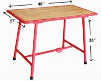 Texan Trade Work Table 48" x 25" - Foldable