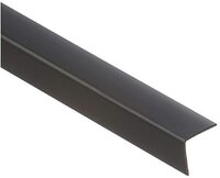 Corner Angle Trim Black PVC 25 x 25mm 2.4 Metre - 1.5mm Thick