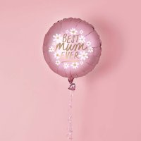 Pink 'Best Mum Ever' 20'' Foil Balloon