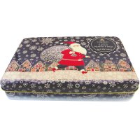 Christmas Santa snow tin of vanilla fudge 6x400g