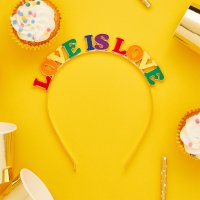 Love Is Love Metal Headband