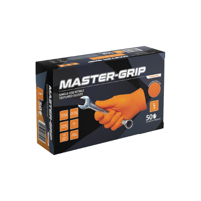 Diamond Grip Nitrile Gloves