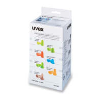 Uvex Hi-Com Earplugs Refill, 300 Pairs
