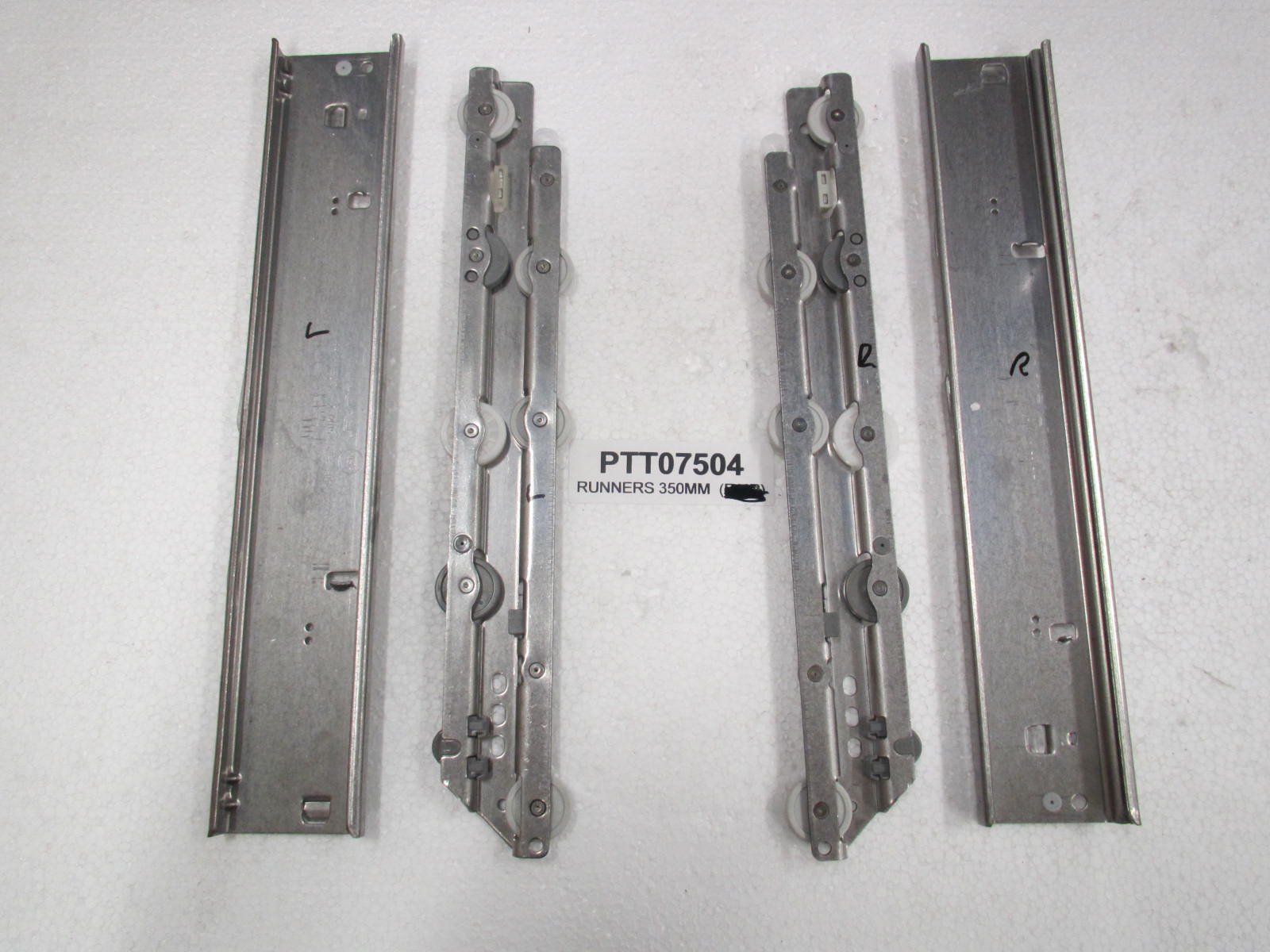 DRAWER RUNNERS 350MM SET - 2004 TO PRESENT