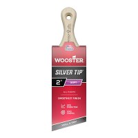 Wooster 2" Silver Tip Short Cut Angled Sash Brush Packaged