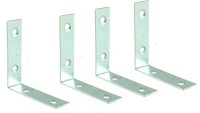 Corner Braces 38mm 1.5 inch ZP Pack of 4