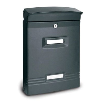 Ibiza Post Box - Cast Iron Grey