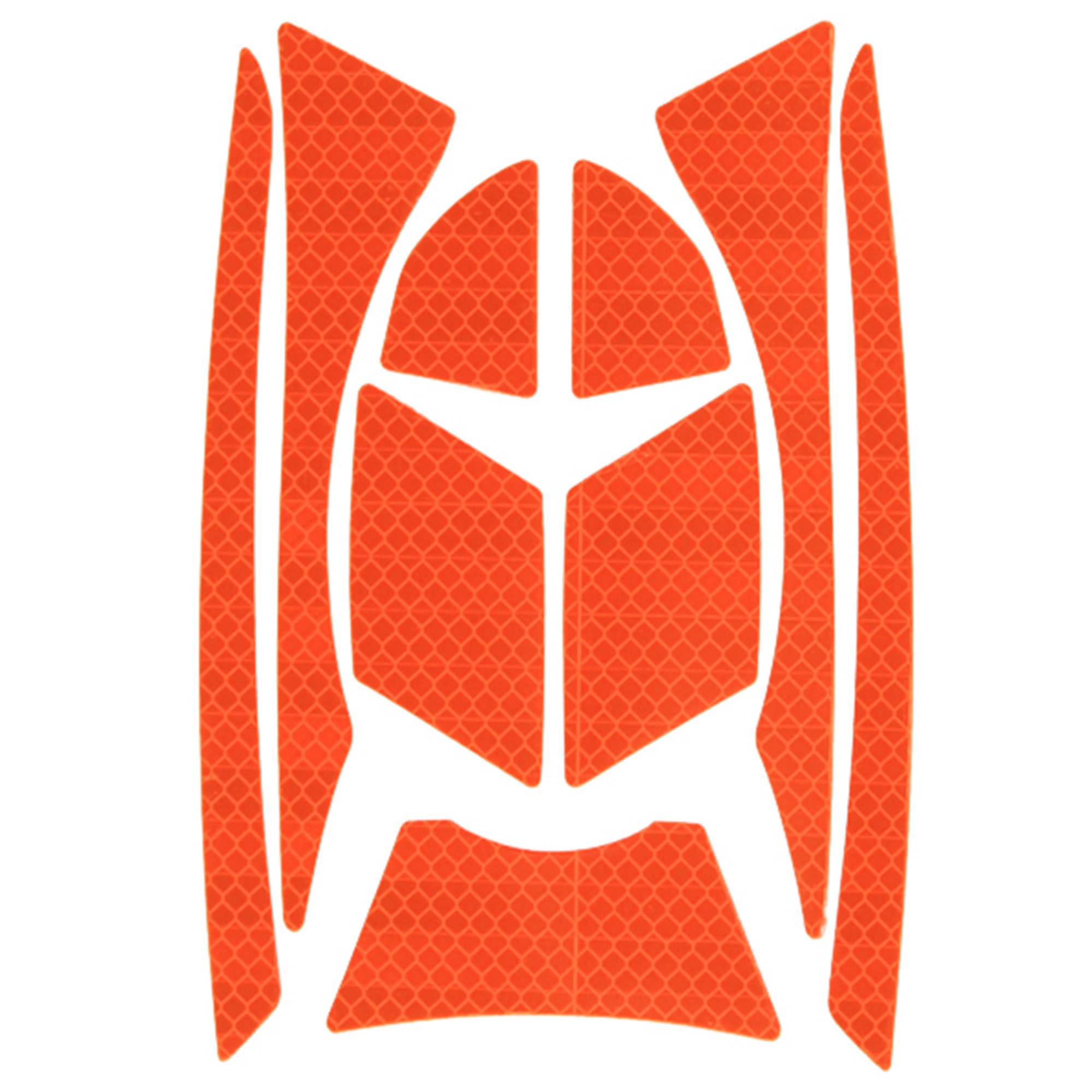 PACK OF 2 HI VIZ ORANGE CR2 PRISMATIX DECAL SETS FOR EVO2/3