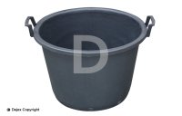 35lt MASTELLO CONTAINER + HANDLES BLACK PE_1 LOOSE