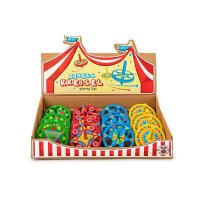 Circus Wooden Spinning Top - CDU of 16