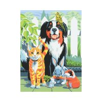Royal And Langnickel Painting By Numbers For Juniors 8+ Family Pets Set