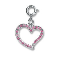 CHARM IT Swirl Heart Charm. (Priced in singles, order in multiples of 6)
