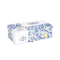 Roka Gouda cheese crispies in Delft Blue tins - VAT FREE 12x70g