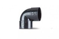 POLYPIPE WS15B BLACK KNUCKLE BEND 92DG 32mm WELD