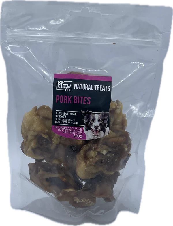 K9 Chew Co. Pork Bites 200g x 1