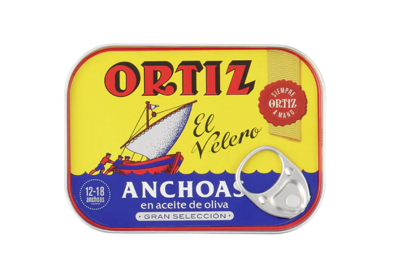 Ortiz Anchovy Anchovy Fillets In Olive Oil 78g cnfoods