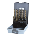 RUKO 25pce Twist drill set HSS cobalt 1-13mm