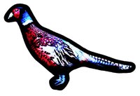 * Country Pet Dog Toy - Tuff Pheasant Small x 1