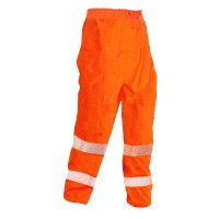 Hi-Vis FR PU Rain Trousers, Orange