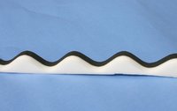 Eaves/Ridge Filler for Low Profile Corrugated Galvanised/Clear 0.6 Metre Pack of 6