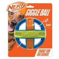Nerf Dog Giggle Ball 5in Blue/Green/Orange 1x2