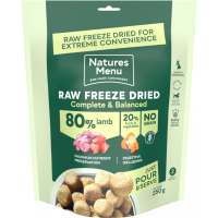 Natures Menu Raw Freeze Dried Complete & Balanced 80/20 Lamb 250g x 1