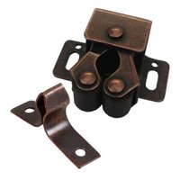 Double Roller Catch
Metal Burnished