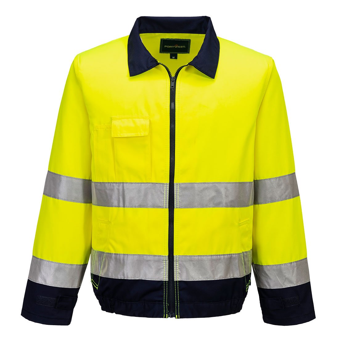 PORTWEST TX70 MADRID HI VIS POLYCOTTON  BOMBER JACKET