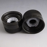 31.5mm Tamper evident plastic screw cap with pourer. 