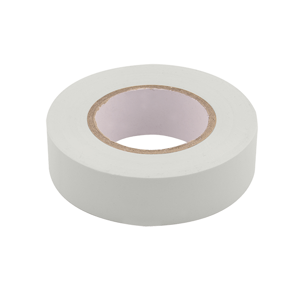 White PVC Insulation Tape 19mm x 20Mtr
