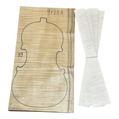 Violin back & ribs One piece Good Flame