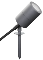 CANEFINCH GU10 Spike Light, IP65, Dark Grey