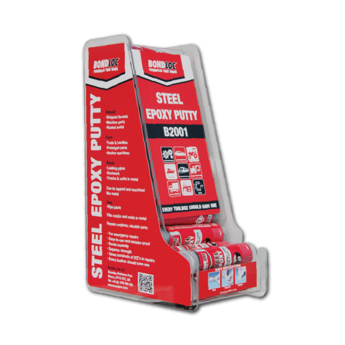 Steel Epoxy Putty Counter Display Unit (24pcs.)