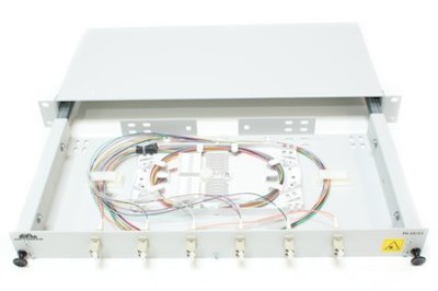 ODF 19" 1U 12xLC/PC (6xLCDX) MM Fully Loaded (OM2)