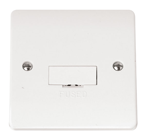 Click Mode 13A Unswitched Fused Spur White CMA650