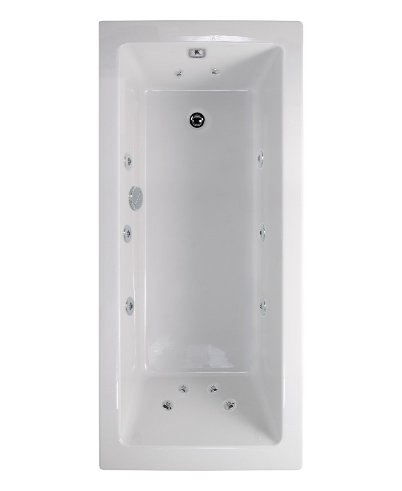 PACIFIC SINGLE ENDED 1700X750MM 12 JET BATH