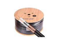 125mtr Twin Black RG6 Cable