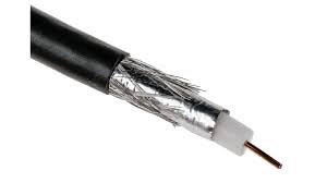 RG6 Black Satellite Cable Cut Per Mtr