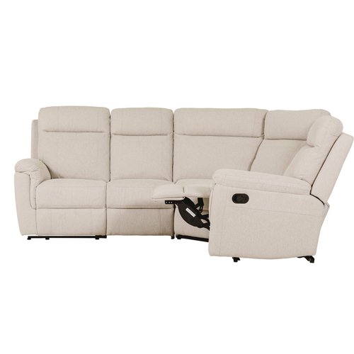 David Corner Group Manual Recliner (4pcs) - Beige 3