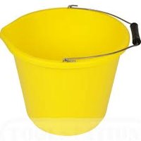Heavy Duty Yellow Bucket 14 Litre Capacity