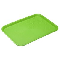 *Everyday Service* Fast Food Tray, Large Green - 18x14" Carton of 25