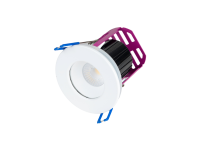 RAMADA 7W Fire Rated Downlight 4000K, 60° beam angle, IP65, dimmable, c/w White and B Chrome trim