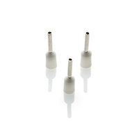 White Pre-Insulated Bootlace Ferrule 0.75mm2 (Pack 1000) | CEF7508G