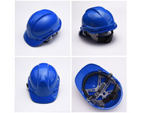 Harden 780605 Blue Safety Helmet Adjustable C/W Chin Strap