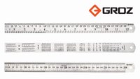 Groz Stainles Steel Rulers 300mm
