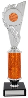 27cm Silver Holder with Orange Tubing