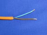 2 Core 0.75 Sqmm Orange Flex - 50M Coils