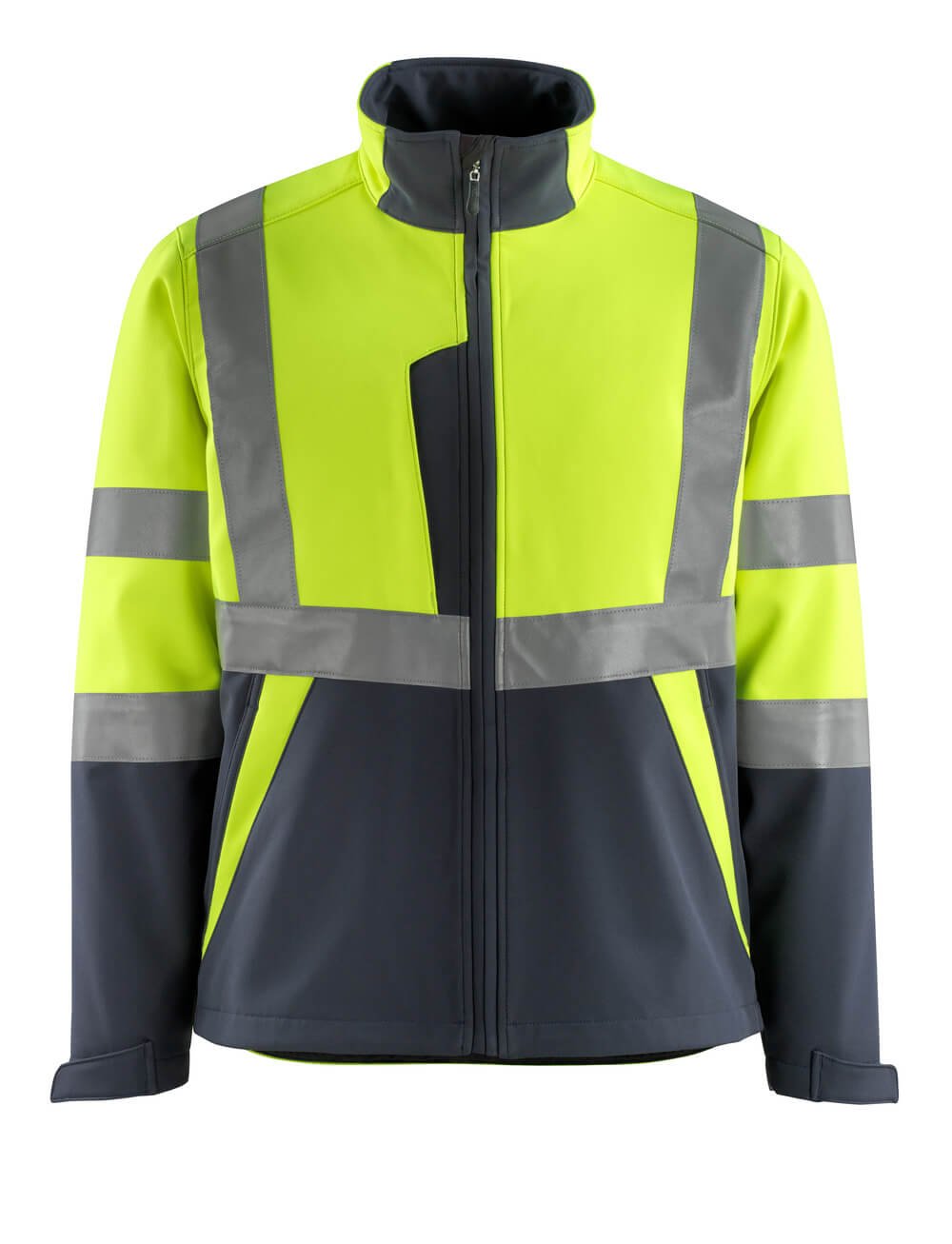 MASCOT KIAMA SAFE LIGHT CLASS 2 HI VIS SOFTSHELL JACKET