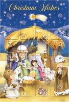 Advent Calendar Card with Easel/1 Design (95003)