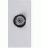 Triax Single TV F Insert - White (304254)